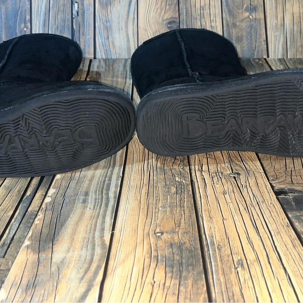 BearPaw Black Suede‎ Tall Boots